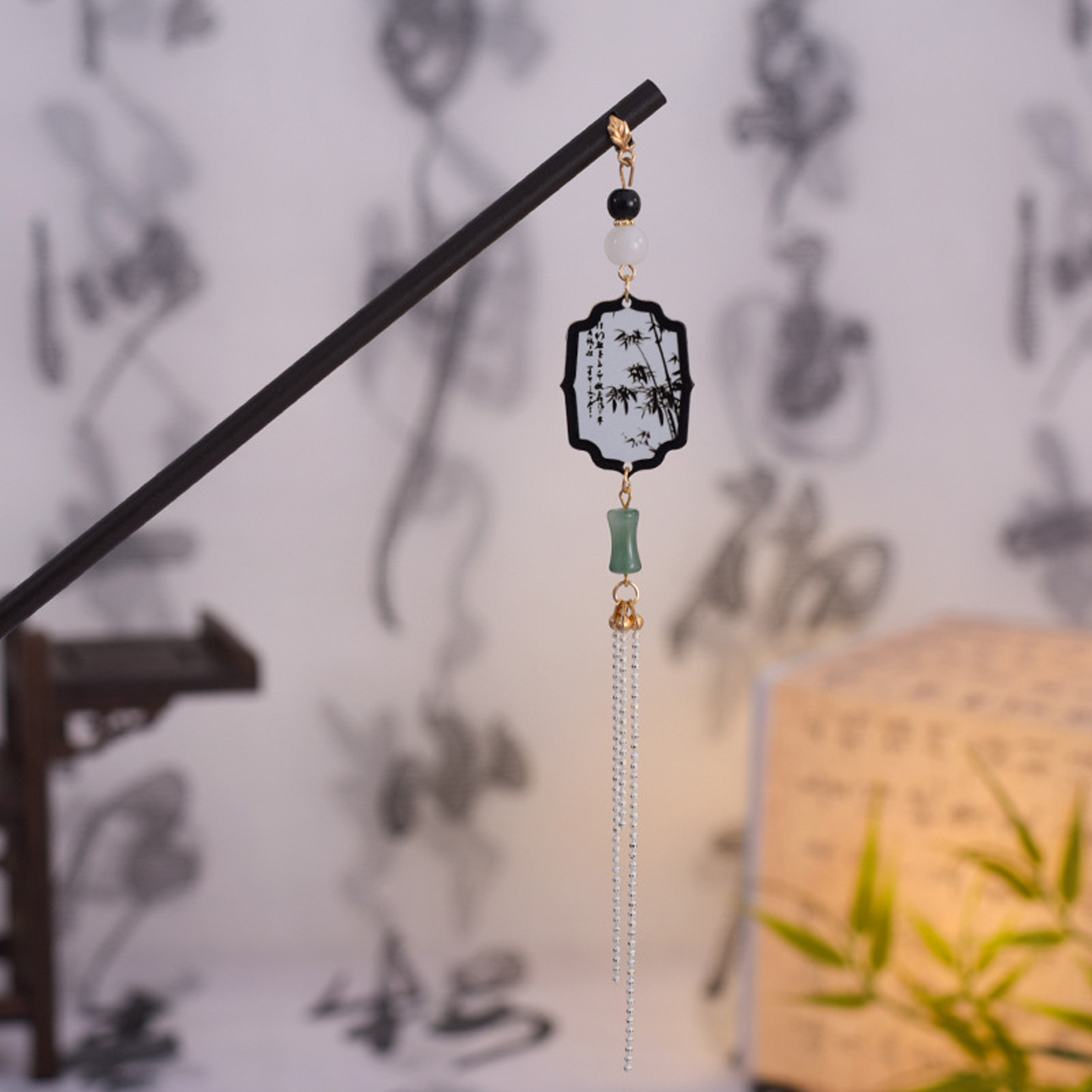 Vintage Wooden Hairpin For Wom - Vintage Fashion Shop review and price