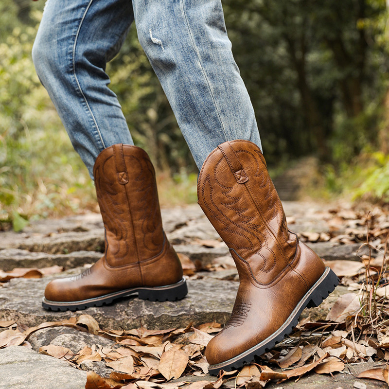 Men's Boots Classic Handmade E - Vintage Fashion Mens review and price
