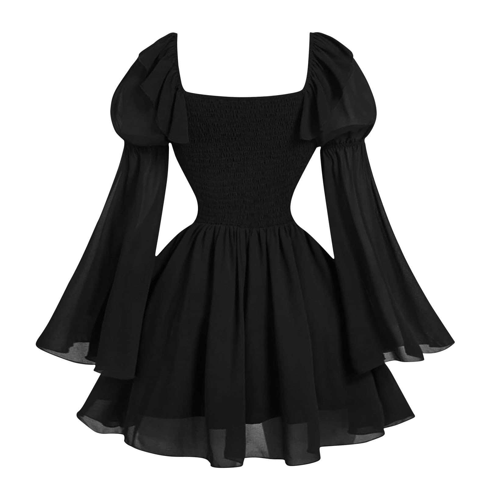 Renaissance Medieval Long Slee - Vintage Fashion Dress review and price