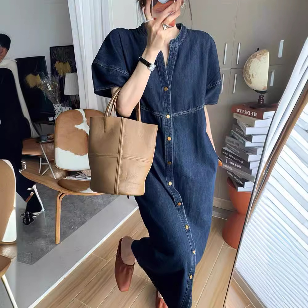 New French Vintage Loose Denim - V Vintage Fashion review and price