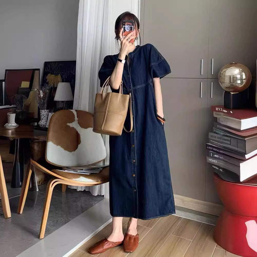 New French Vintage Loose Denim - V Vintage Fashion review and price
