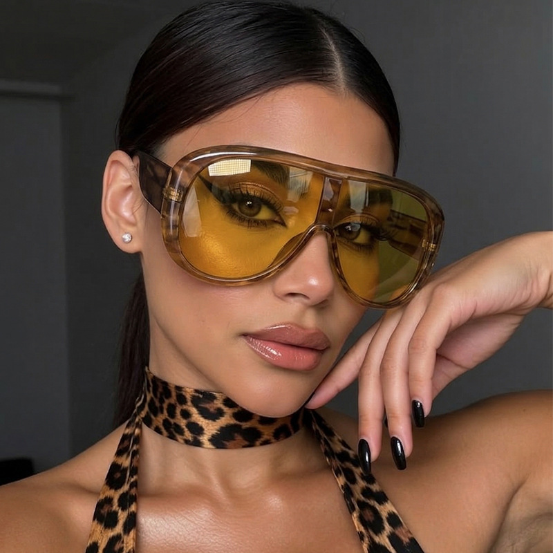 Oversized One Piece Large Fram - Vintage Fashion Glasses review and price