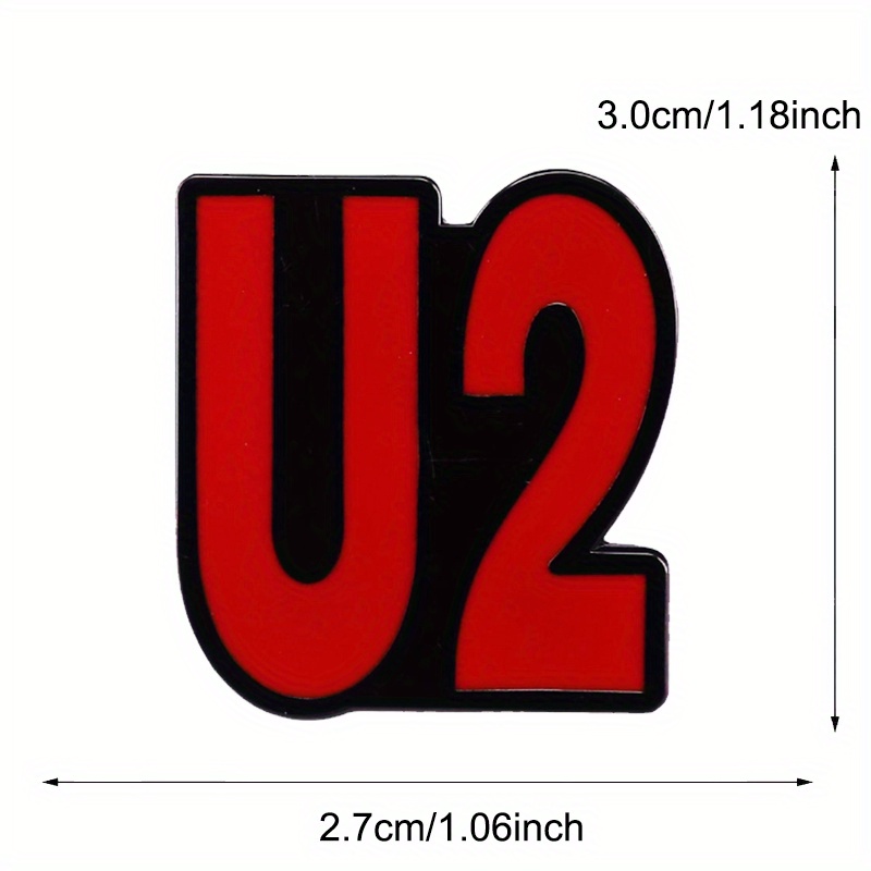 Rock Music Moon U2 Brooch Musi - Vintage Fashion Enthusiasts review and price