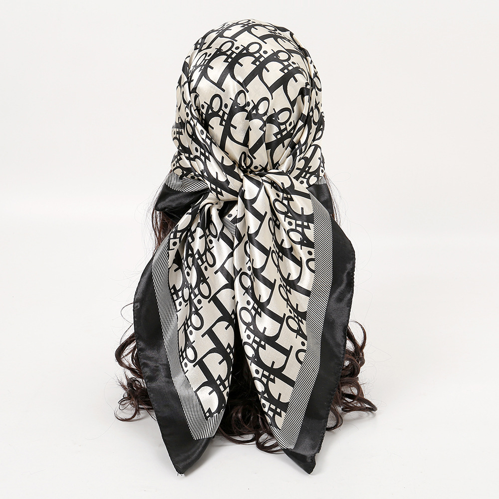 1 Pcs 90cm Ladies' Silk Scarf  - Vintage Fashion Shop review and price