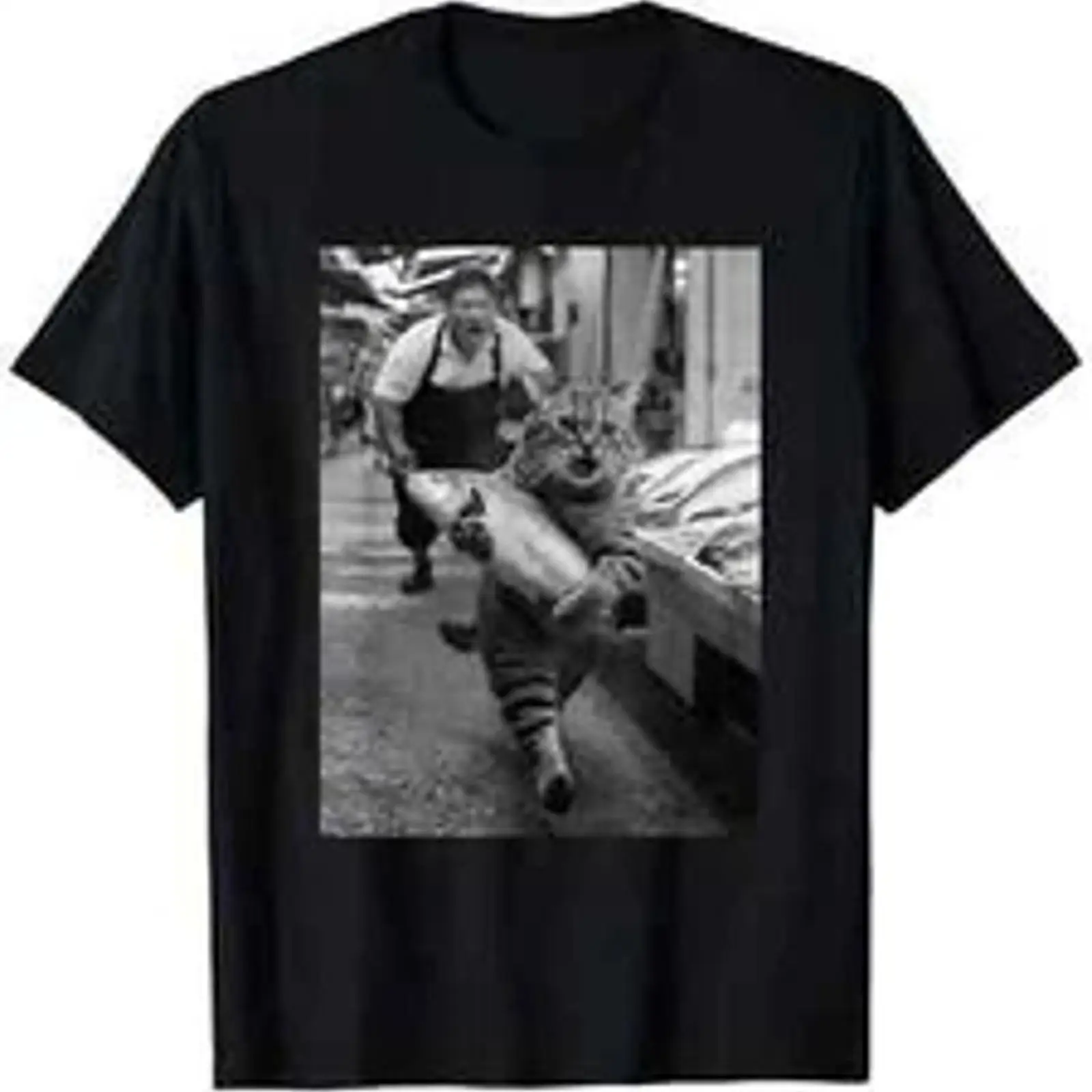 Funny Cat Steals Fish Market B - Vintage Fashion Market review and price