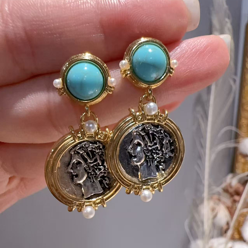 Vintage Turquoise Drop Earring - Vintage Fashion Jewelry Brands review and price